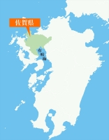 佐賀県地図＋有明海