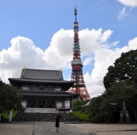 向源 2014（増上寺と東京タワー）