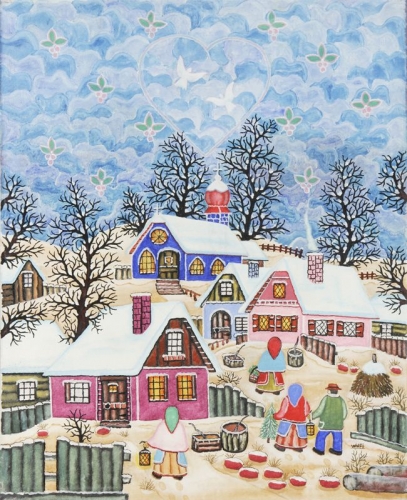 「雪の村」　ウォルフガング・フルヒガ