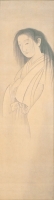伝円山応挙 《幽霊図》江戸時代（18世紀）紙本墨画 全生庵 通期展示