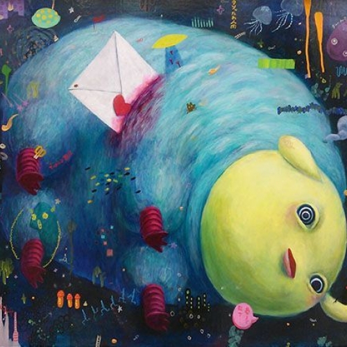 片岡知紗展『うさうさ君』