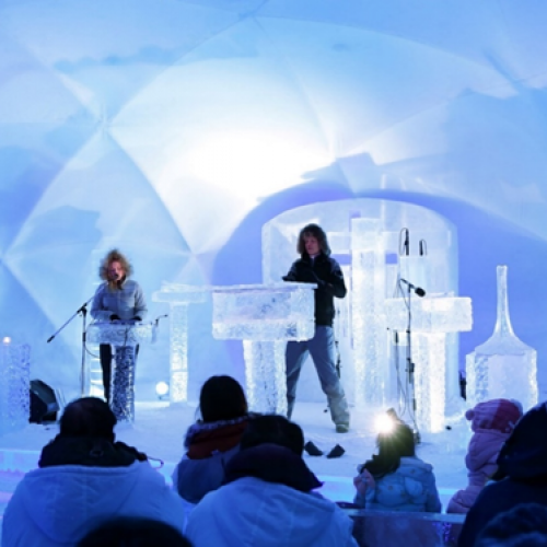 「氷のコンサート」＠星野リゾート トマム